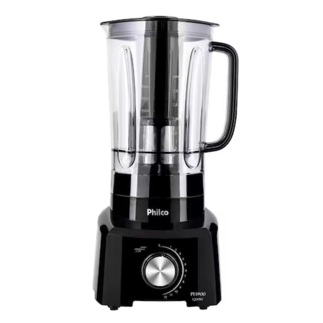 Liquidificador Philco PH900 Preto 1200W com 12 Velocidades - 110V - Imagem 2