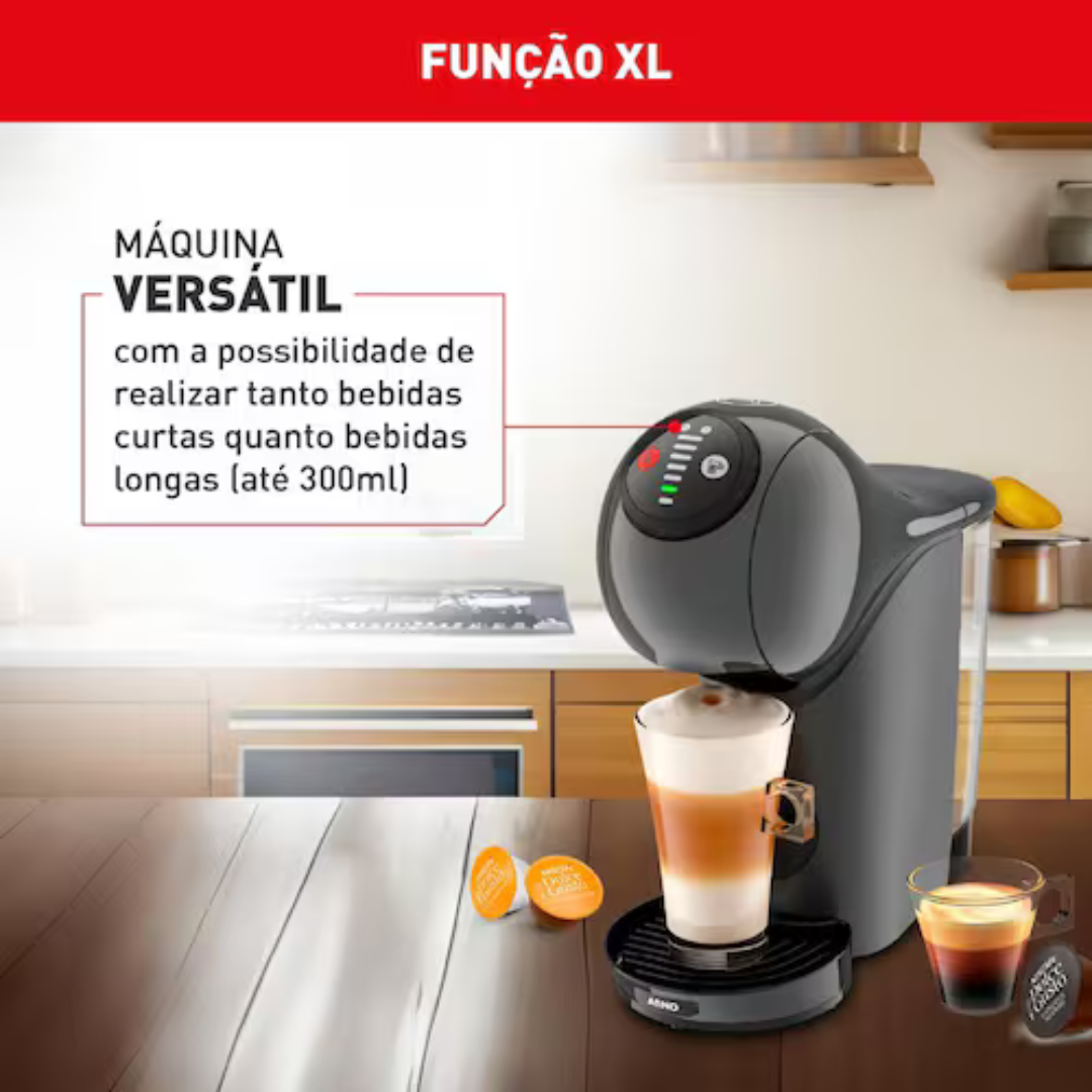 Cafeteira Expresso Arno Dolce Gusto Genio S DGS5 Basic Automática Multibebidas – Grafite - 110V - Imagem 15