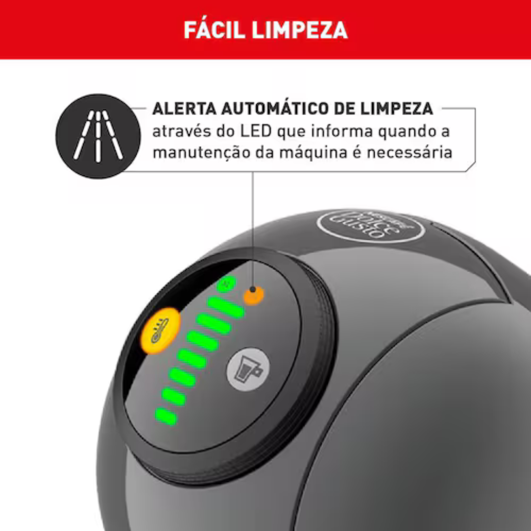 Cafeteira Expresso Arno Dolce Gusto Genio S DGS5 Basic Automática Multibebidas – Grafite - 110V - Imagem 18