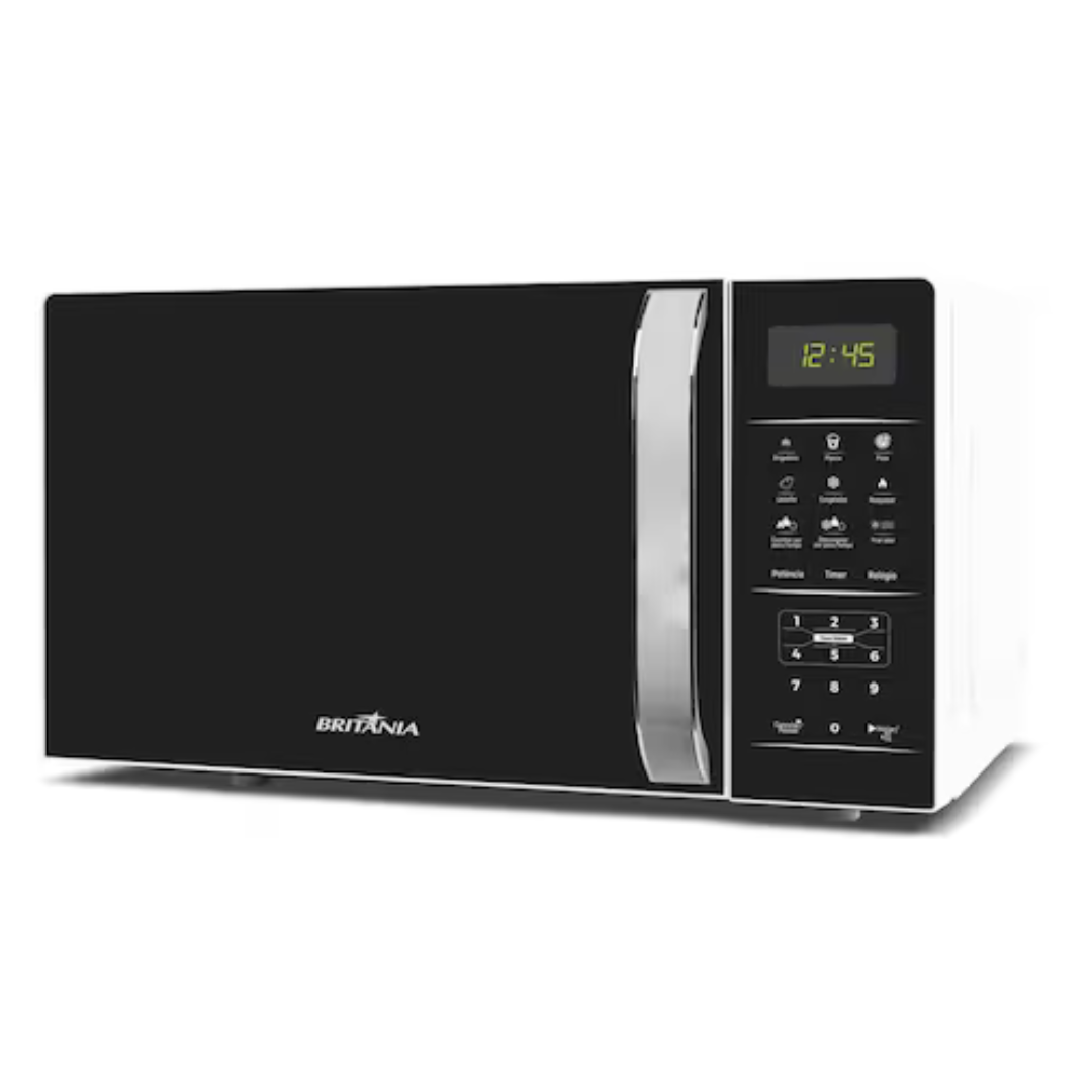 Micro-ondas Britânia BMO23 20L Limpa Fácil 1100W Preto/Branco - 110V - Imagem 3