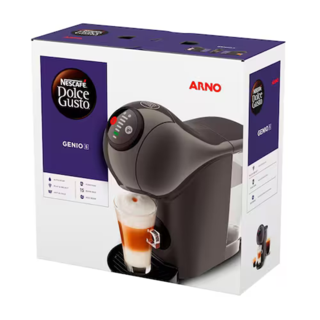 Cafeteira Expresso Arno Dolce Gusto Genio S DGS5 Basic Automática Multibebidas – Grafite - 110V - Imagem 21