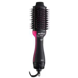 Escova Secadora Britânia BEC02PR Cabo Giratório Bivolt 1300W - Preta e Rosa
