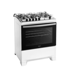 Fogão Dako Supreme 5 Bocas com Mesa Inox Acendimento Automatico Branco Bivolt