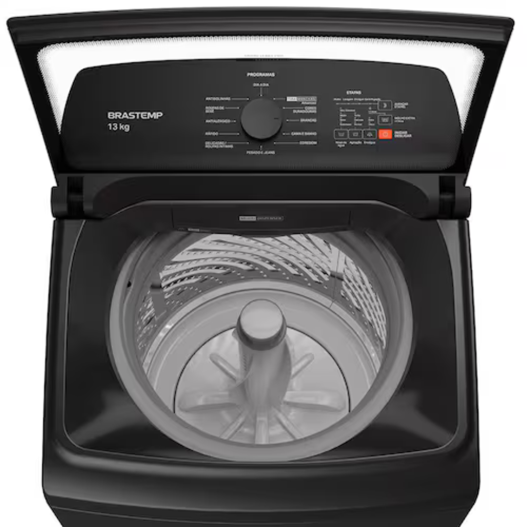 Lavadora de Roupas Brastemp BWK13A9 com Ciclo Tira Manchas Advanced e Ciclo Antibolinha Cinza Platinum - 13kg - 110V - Imagem 5