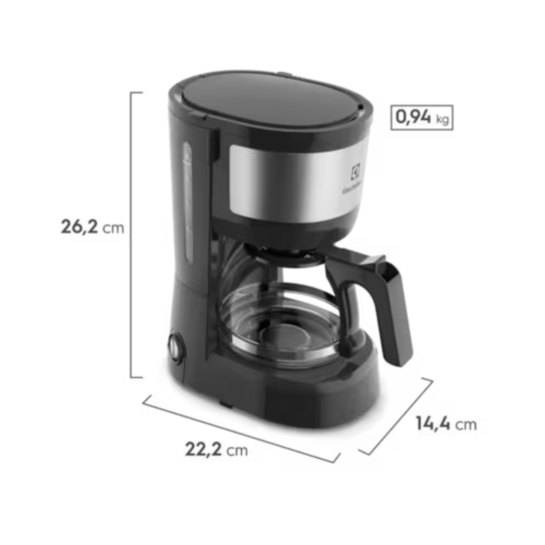 Cafeteira Elétrica Electrolux Efficiente ECM10 15 Xícaras - Preta - 110V - Imagem 8