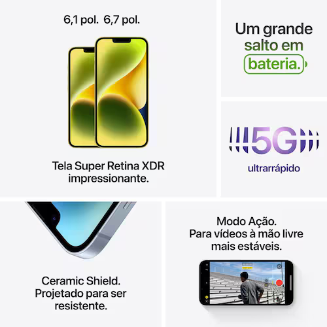Apple iPhone 14 128GB 6,1" 12MP Estelar - Imagem 9