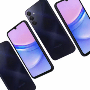 Smartphone Samsung Galaxy A15 4G Azul Escuro 128GB 4GB RAM Processador Octa-Core Câmera Tripla Traseira Selfie de 13MP Tela Infinita 6.5" 90Hz