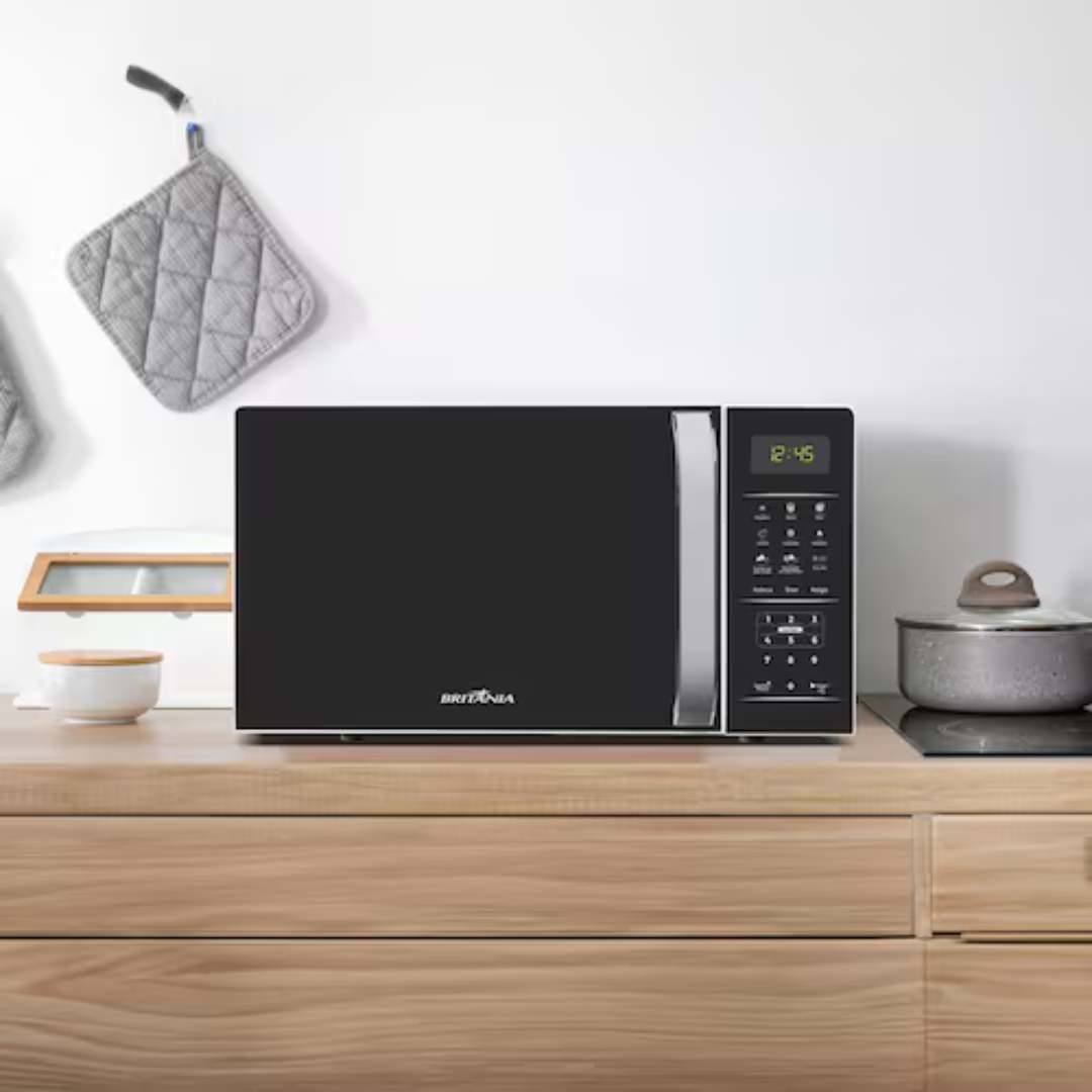 Micro-ondas Britânia BMO23 20L Limpa Fácil 1100W Preto/Branco - 110V - Imagem 10